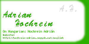 adrian hochrein business card